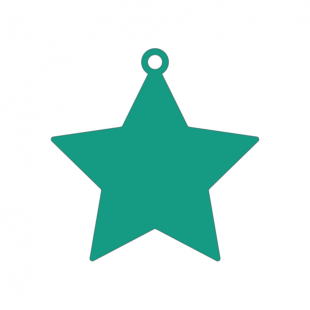 SVG Bauble Blank - Star